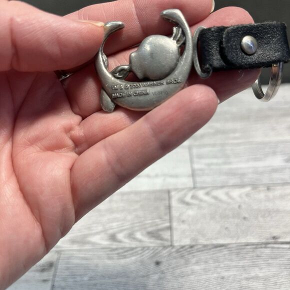 Tweety Bird Initial C Keychain Licensed Warner Bros 2000 Collectible Pewter - Picture 7 of 7